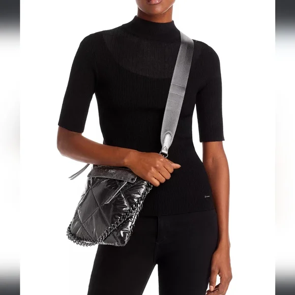 ♥️SOLD ❤️NWT Madison Flat Quilted Crossbody MZ Wallace - Picture 3 of 14